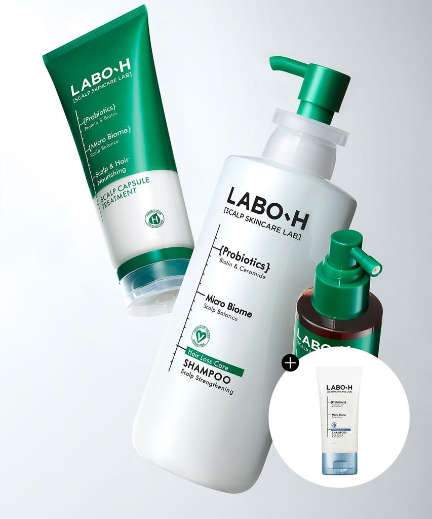 Clinica Rafforzante Cuoio Capelluto Set da 3 Pezzi (Shampoo 400ml + Trattamento 220ml + Tonico in Ampolla 100ml)