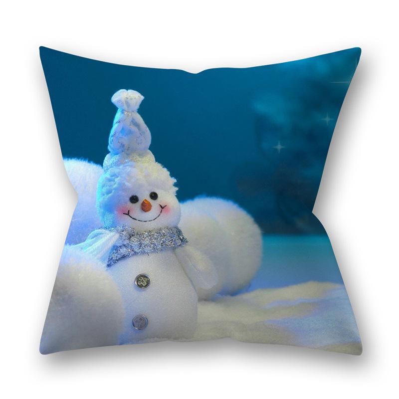 Husa de perna perna de Craciun copac cu fulg de nea imprimat canapea perna decorare perna acasa