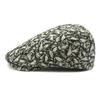 Men's Beret Women's British Retro Cap Forward Cap Peaked Cap