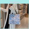 Stylish Large Capacity Tote Bag For Girls With Floral Design In Fresh And Sweet Colors