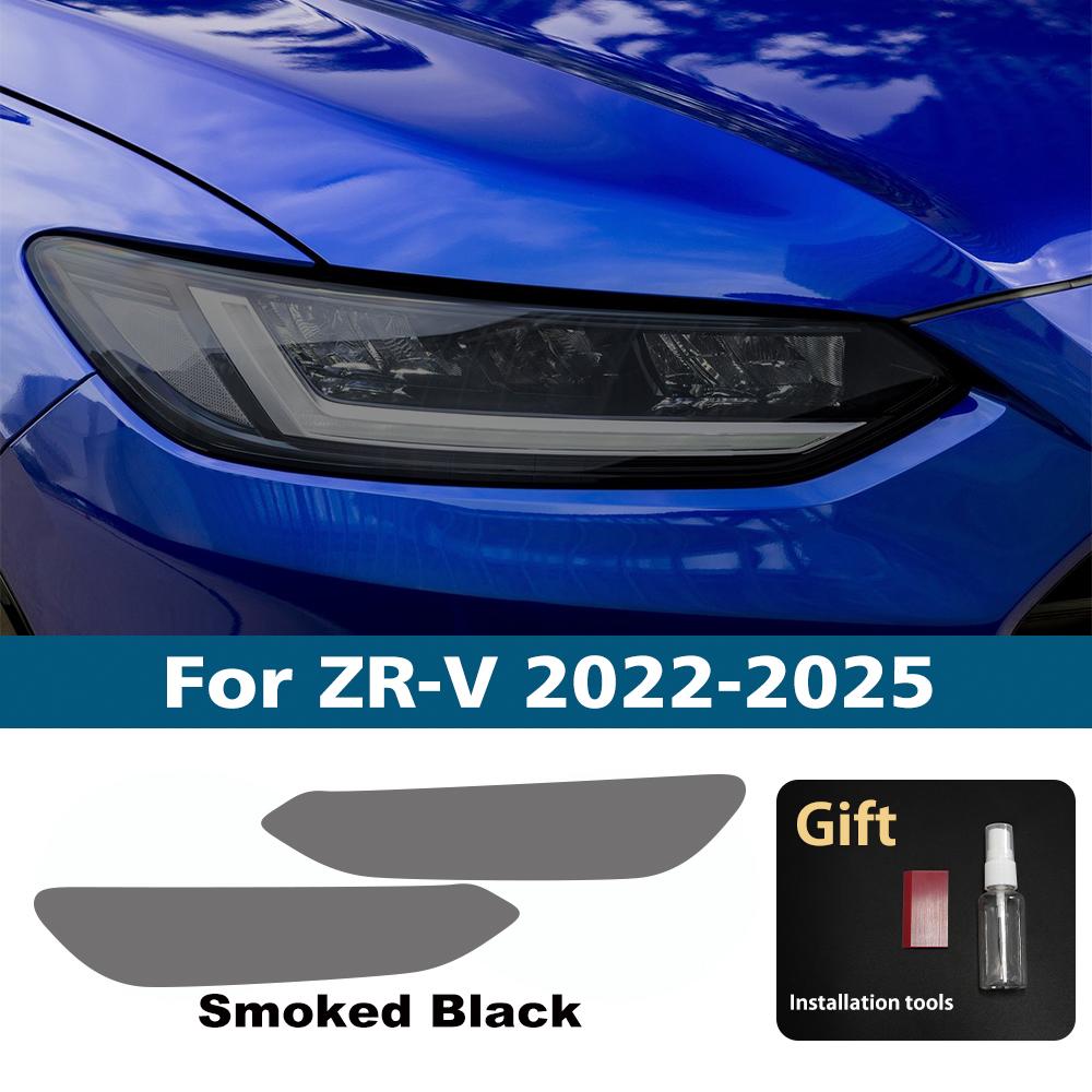 

Smoke Black Car Headlight Protective Film for Honda ZR-V 2026-2026 Pre Cut TPU PPF Anti-Scratch High-Gloss Vinyl Wrap Film For ZR-V 22-25 SMK