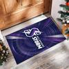 Melbourne Storm Tappeto in Velluto di Cristallo Morbido Anti?Tappetino Antiscivolo Comodo per Casa Soggiorno Camera da Letto Tappeto Decorativo