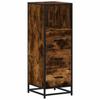 Bathroom Cabinet Smoked Oak Finish 35 X 37.5 X 100 Cm Particleboard