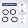 Engine Coolant Pipe O-Ring For Dodge Challenger Charger Durango 5.7L 6.4L