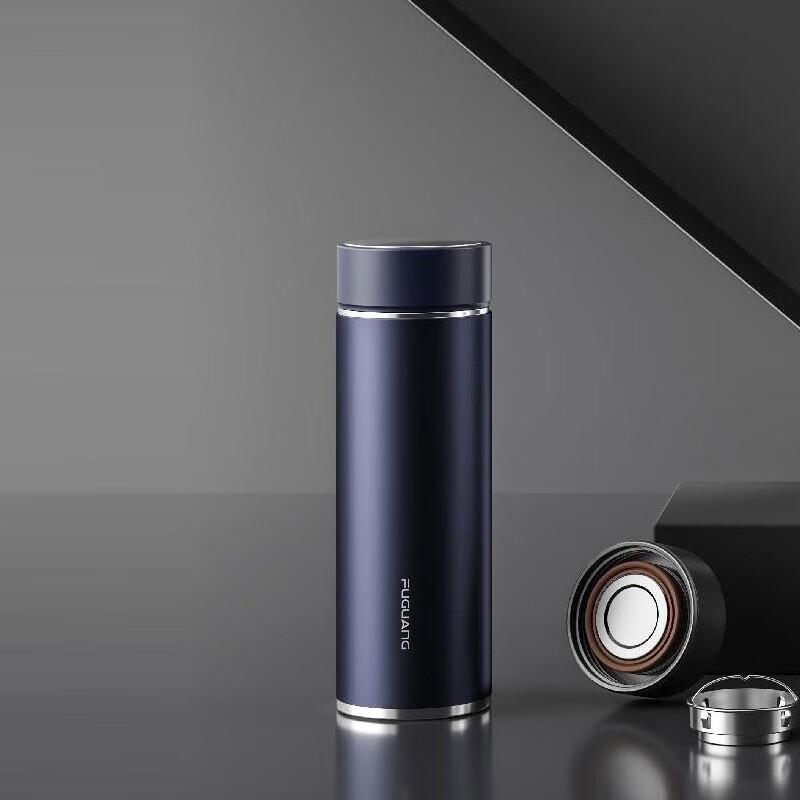 Fuguang Senrui 500ml Blue Vacuum Thermos Tea Cup