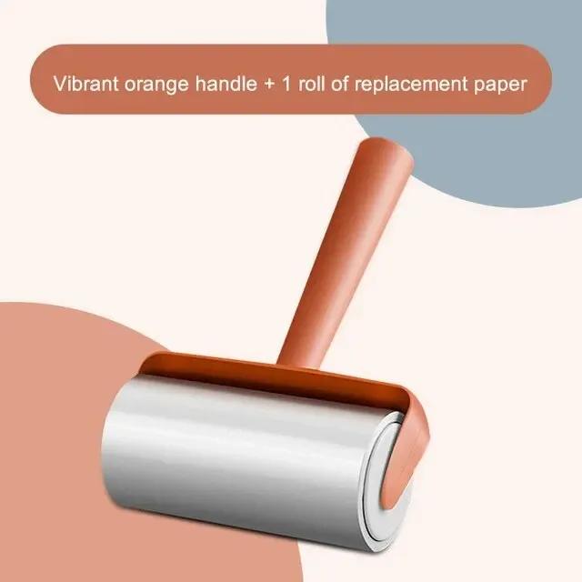 

Tearable Roll Paper Sticky Roller Brush Plush Razor Household Cleaning Tool Pet Hair Remover Clothes Cleaning Brush