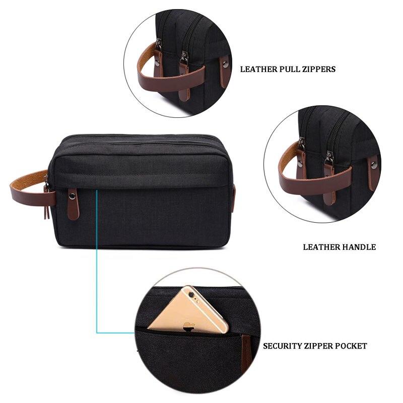 Double-layer makeup case for makeup for lightning lock large partition for cosmetics for business, polyester Travel Neceser Organizer | Cosmetics and