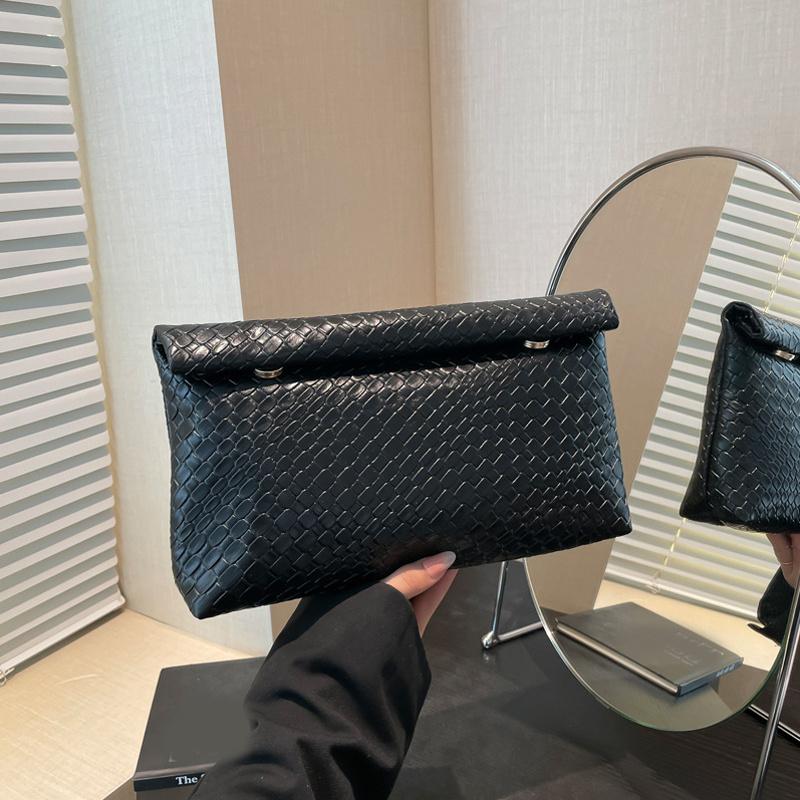 Elegantní multifunkční dámská psaníčko velká kapacita tkaný vzor večerní kapsa na telefon peněženka na mince luxusní dlouhá peněženka