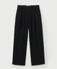 Seteo Wool Blend Wide Slacks Black