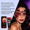Zephoco Red Face & Body Paint - Non-Smudging, High-Definition Festival Makeup.