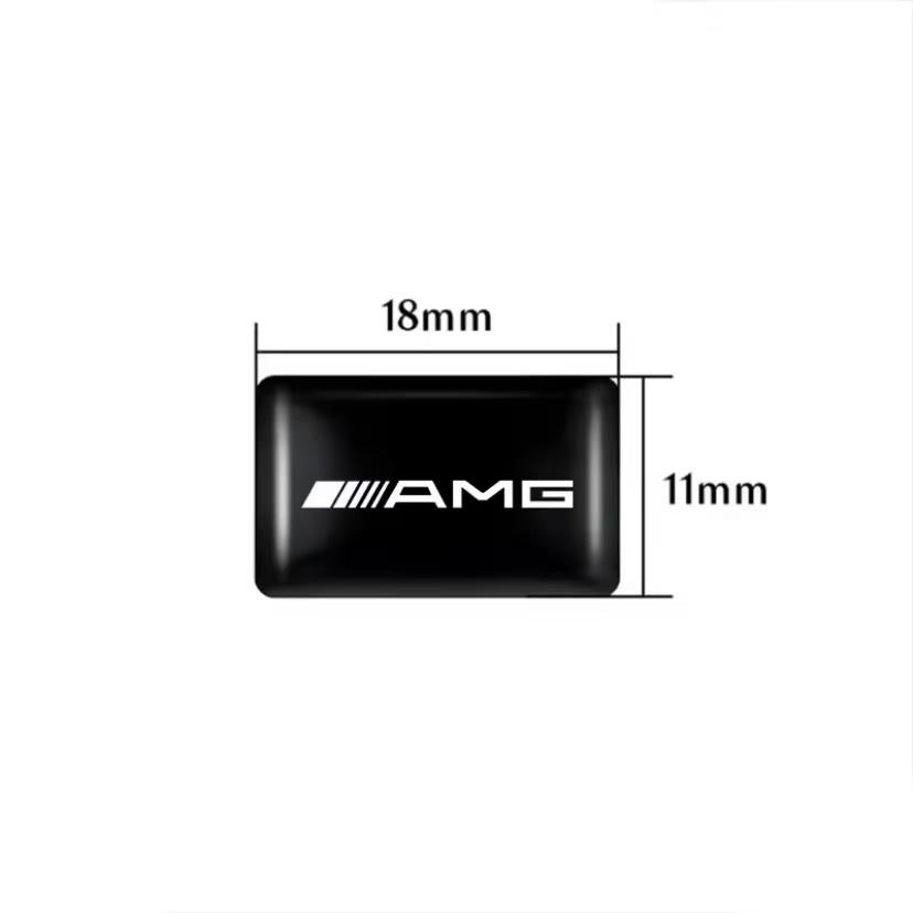 10Pcs Car 3D Epoxy Resin Emblem Interior Stickers Auto Accessories For Mercedes Benz AMG A B C E G CLA GLA W211 W214 W205 W203 FF74
