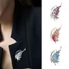 Stylish Crystal Tone Butterfly Brooch Versatile Accessory For Dresses Jackets And Bags Sturdy Yet Comfortable Fit