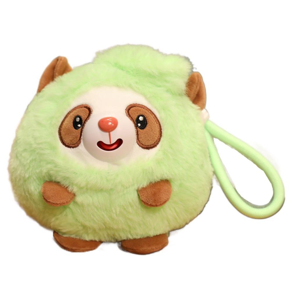 With Sound Animal Plush Pendant Stick Out Tongue Plush Doll Keychain Bag Pendant