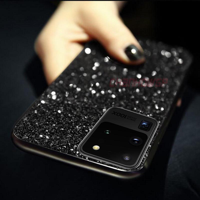 Bling Glitter Sequins Case For Samsung Galaxy S20 Ultra S10 S9 S8 A51 A71 A41 A81 A91 A50 A70 A30 A40 A20 A10 A30S A6 A7 A8 Note 20 10 Plus Soft Cover