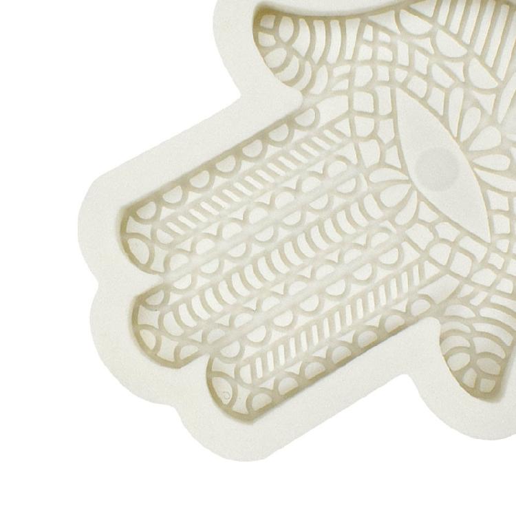 Fatima Hand Shaped Silicone Fondant Mold DIY Cake Pastry Baking Mold Easy Clean