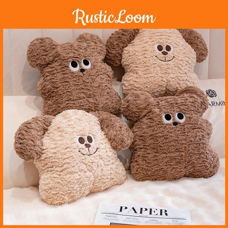 Teddy Cartoon Bear Puppy Shaped Plush Doll Office Sofa Pillow Home Decoration