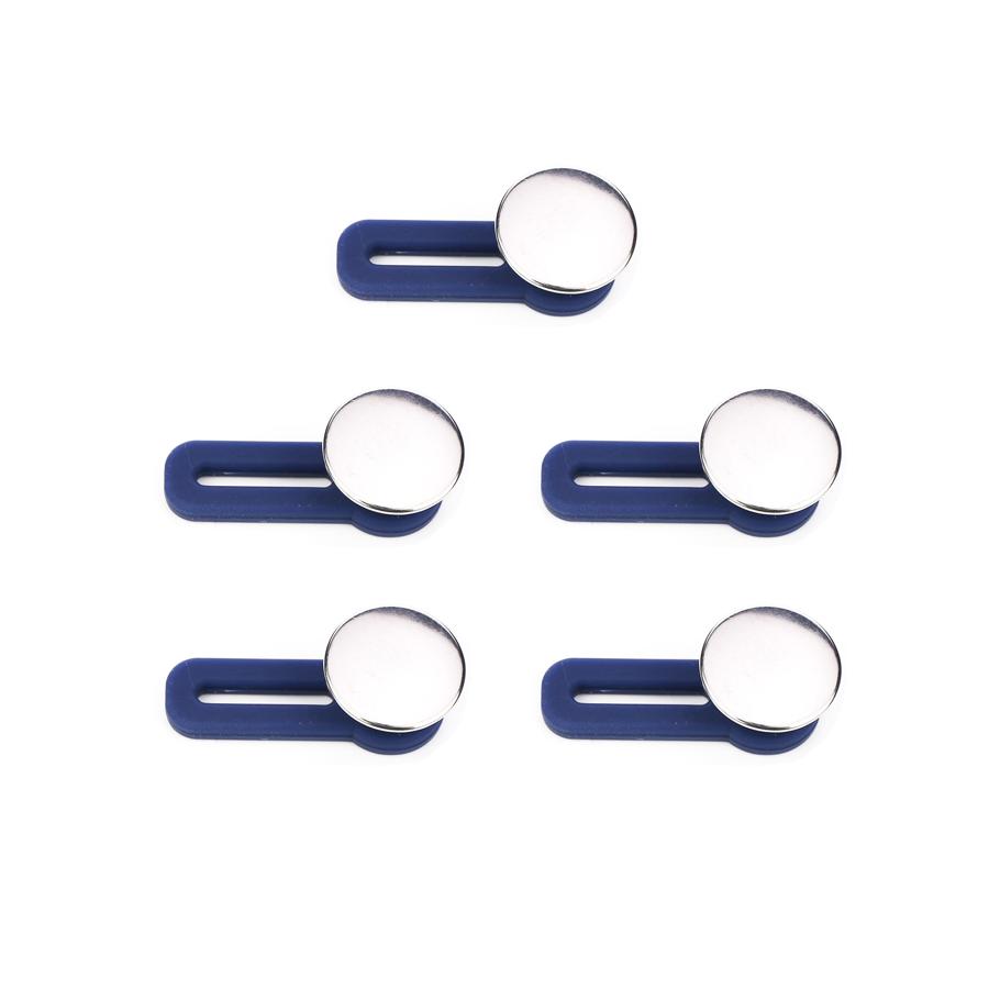 5Pcs Metal Button Extender for Pants Jeans Free Sewing Adjustable Retractable Waist Extenders Button Waistband Expander