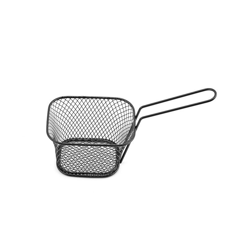 Iron-Fry Basket: French Fry & Fried Chicken Snack Holder