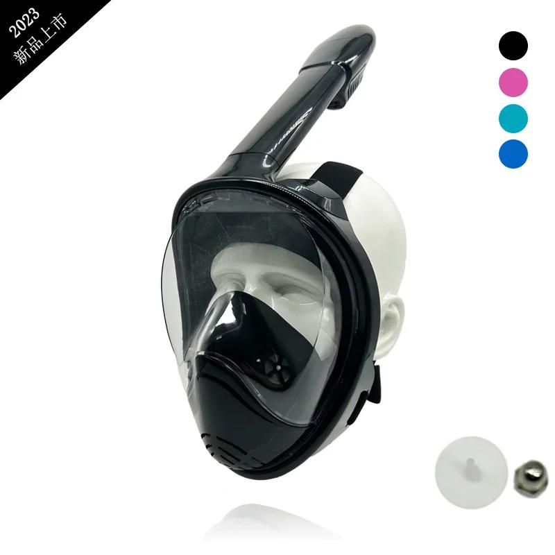 Full Body 2026 Full Face Snorkeling Mask Professional Swimming Scuba Free Breathing Cheap Diving Mirror Mask