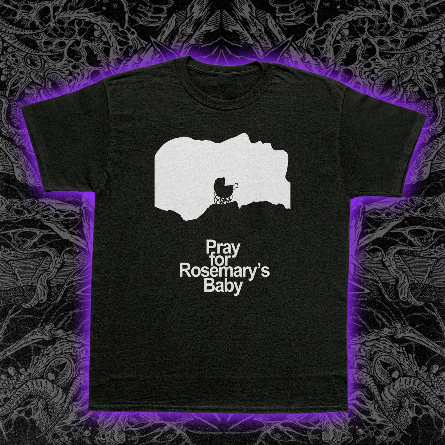 Rosemary’s Baby T-Shirt Mens Womens Tees Top Classic 1968 Psychological Horror Cult Film Tee 2XL