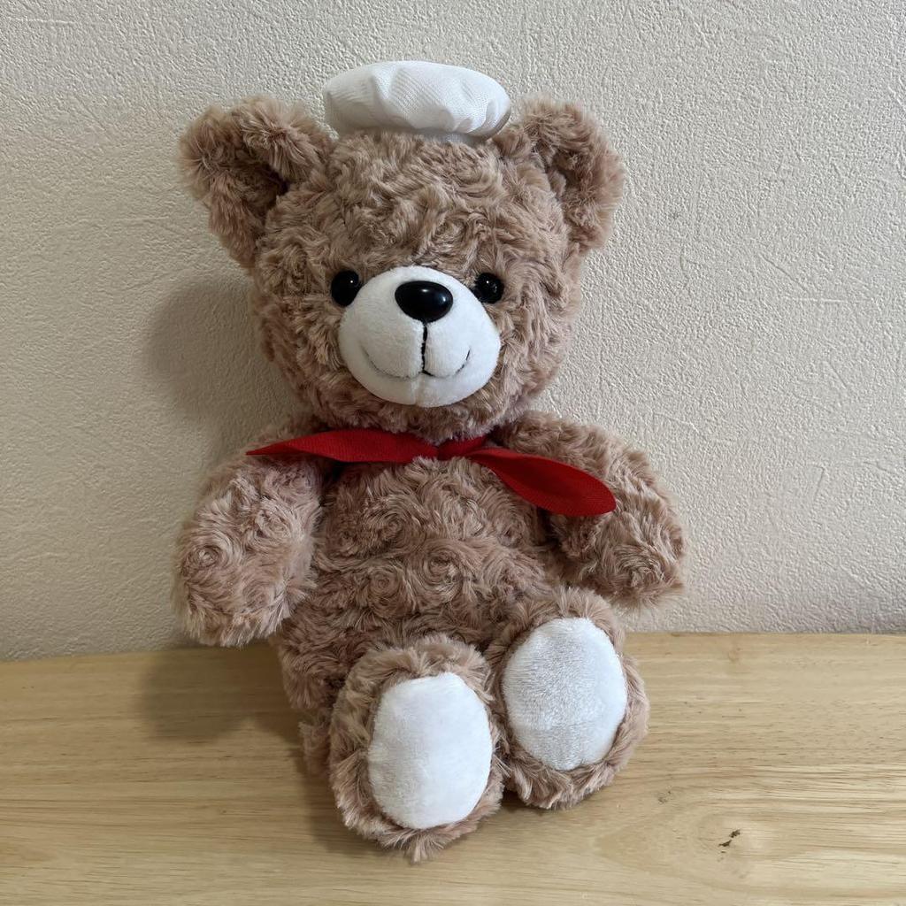 [USED] Teddy Bear, Pastry Chef, Chef Plush Toy Doll with Pocket