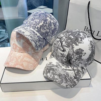 Gorra de Béisbol Estampada Versátil para Primavera y Verano para Mujeres y Hombres - Nuevo Estilo Moda Sombrero de Protección Solar, Diseño Adelgazante para Principios de Otoño