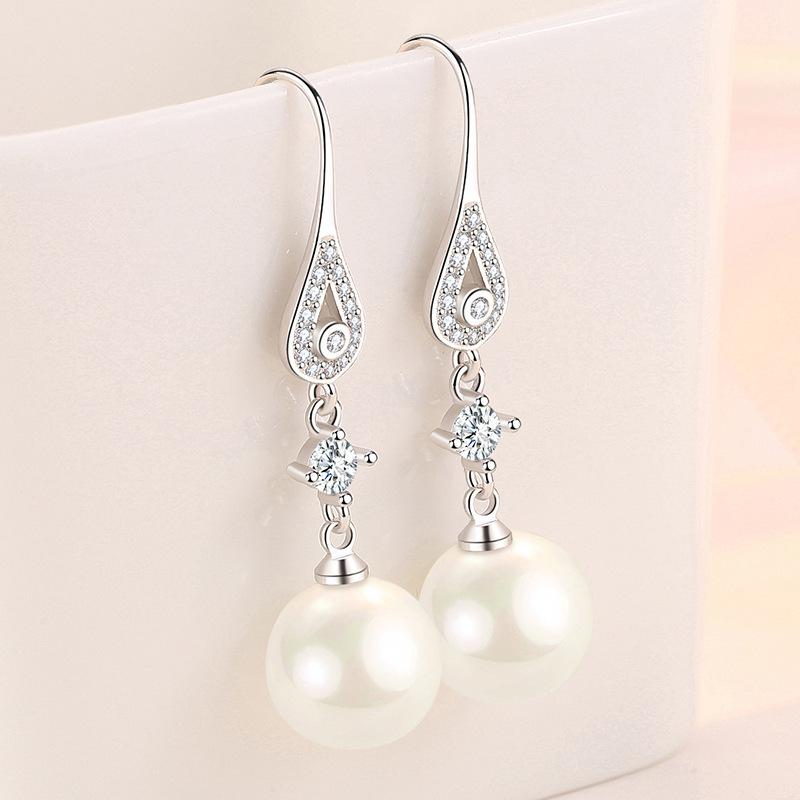 New Style 925 Silver Golden Color Series Women's Earrings Fit Original EarringsWedding Jewelry Exquisite Birthday Gifts