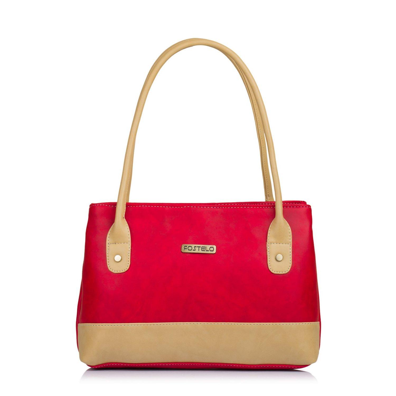 

Женская сумка из искусственной кожи (Средняя) 12 x 9 x 4 in красный