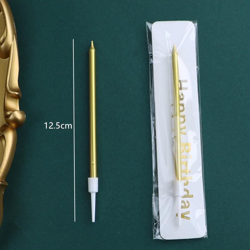 50 Gold and Silver Number Candle Cake Toppers - Individually Boxed Party Decorations