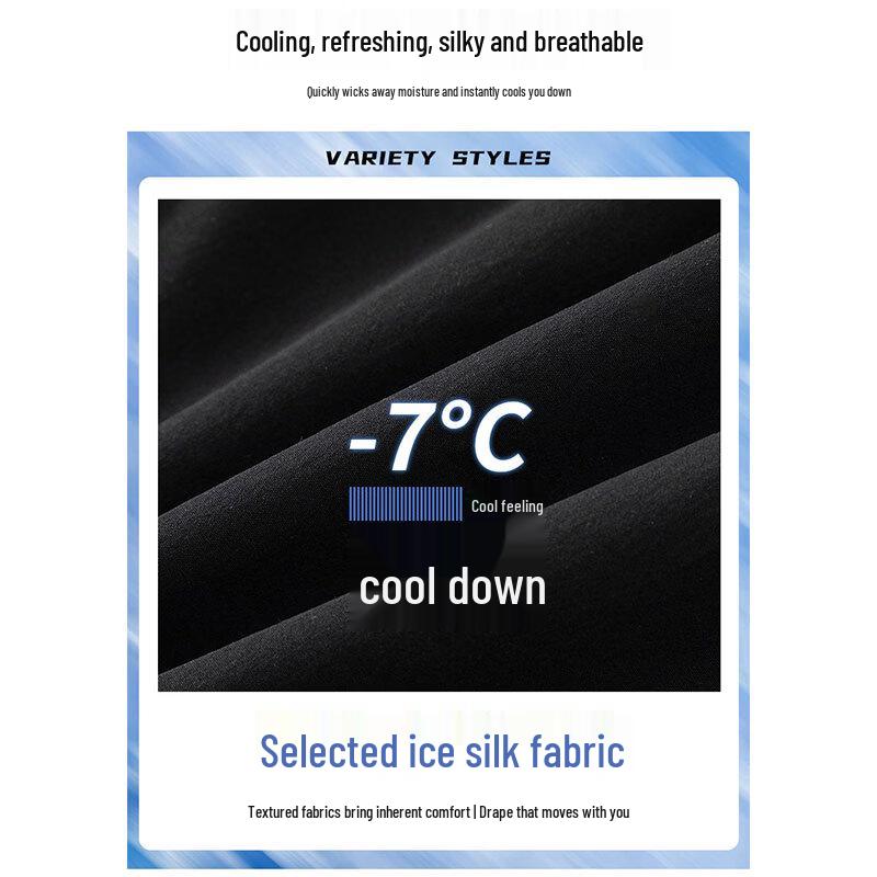 JEEP SPIRIT Men's Ice Silk Quick-Dry Elastic Casual Sport Pants