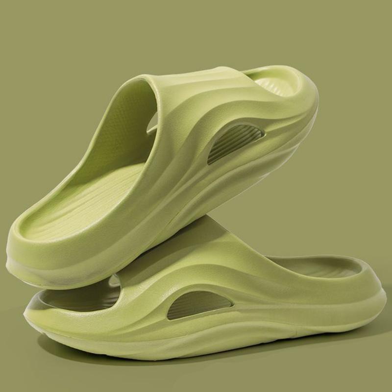 Lucyever 2025 Różowe Kapcie Domowe z Miękką Podeszwą dla Kobiet Wygodne Klapki na Platformie dla Pary Damskie Halowe Antypoślizgowe Buty Łazienkowe