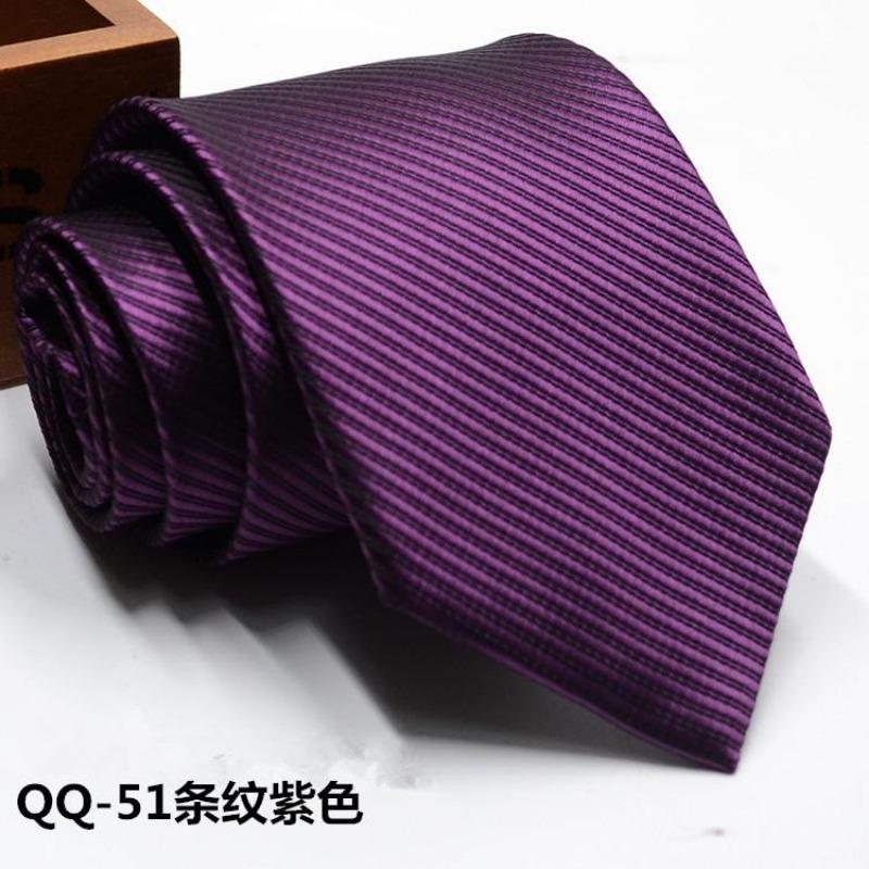 Men'S Dress Business Casual Professional Groom Wedding Best Man Striped Jacquard Fine Gentleman Men'S Premium Tie