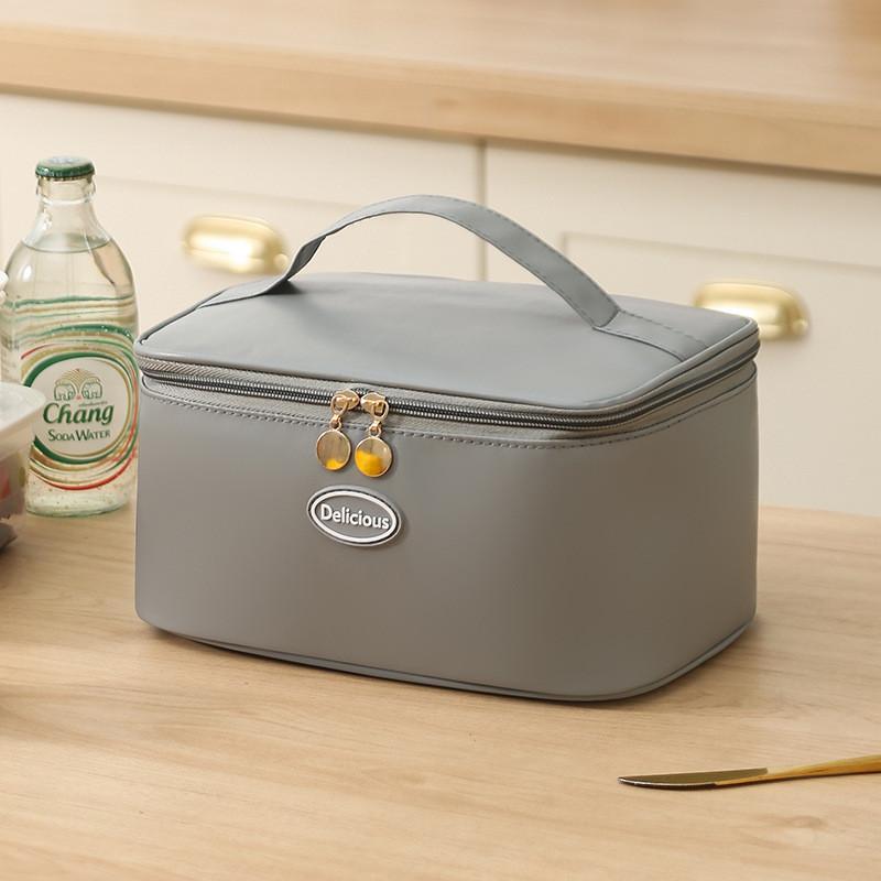 Stylish Pu Insulated Meal Pack With Multiple Compartments For School Work And Outdoor Activities