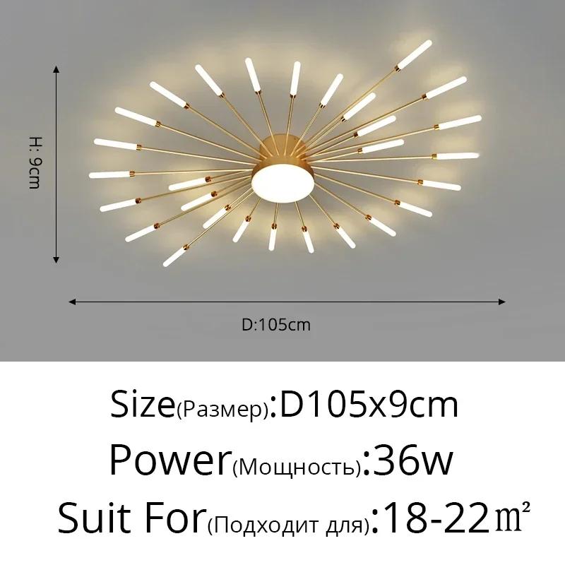 Minimalistischer LED-Deckenleuchter, Küchenbeleuchtung, Heimdekoration, dekorative Lampe mit Fernbedienung für Schlafzimmer, Wohnzimmer