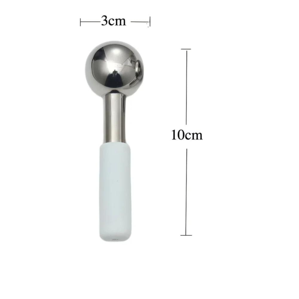 2pcs/1set Stainless Steel Ice Ball Facial Massage.Mini Facial Eye Beauty Stick. Household Beauty Accessory Reduces Puffiness