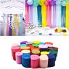 32ft 10m Crepe Paper Streamers DIY Paper Garland Photography Backdrops  For Wedding Birthday Party Baby Shower Venue Decoration