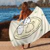 Cartoon C-Chiikawas Beach Towel Colorful Bath Towels for Girl Microfiber Quick Dry Custom Sand Free Beach Yoga Spa Gym Pool