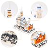LULUFUN Micro Blocks Swan Castle Block Set, Building Toy, Mini Neuschwanstein Castle, Assembly Required, Men, Women, Adults, Celebration Gift, New Yea