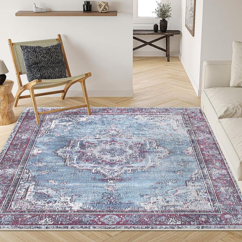 Persian Style Retro Carpet for Living Room 200x300 Luxury Large Area Rugs for Bedroom Decoration Easy clean Anti-slip Lounge Mat