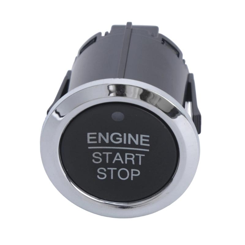 Dashboard Push Starter Button Assembly DG9T14C376ADW for F150 F250 F350 Vehicle Start Repair, Car Engine Start Stop Button with ABS Housing, Black