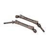 Drive Shafts 2Pcs Universal Rear Drive Shaft Drive Axle Transmission Shaft Sla 018 for 1/10 Slash 4X4 Hq727 Short Truck Model Car