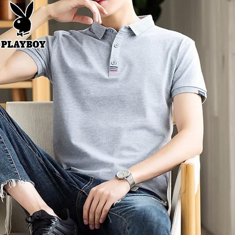PLAYBOY Men s Short Sleeve Polo Shirt XL