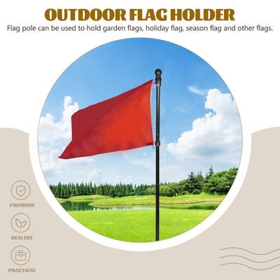 Stainless Steel Flagpole Outdoor Weatherproof Rotation Flag Holder Porch Garden Flagpole Professional Metal Stand
