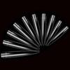 50pcs Stiletto False Nail Clear Extra Long Sharp Curve Nail Art Tips Square Artificial Half Cover Acrylic Fake Nail Tools Kit