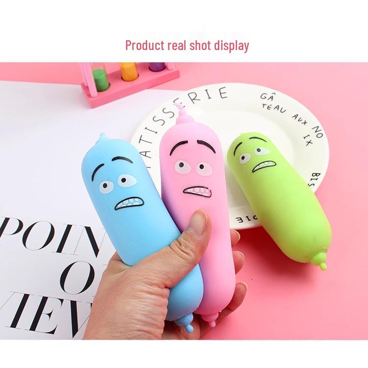 Cross-Border Slow Rebound Creative Sausage Squishy Toy for Kids