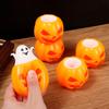 Halloween Pumpkin Ghost Squeeze Toy Soft Pinch Squish Gadget Stress Relief Vent Novelty Party Decor Relaxation Gift