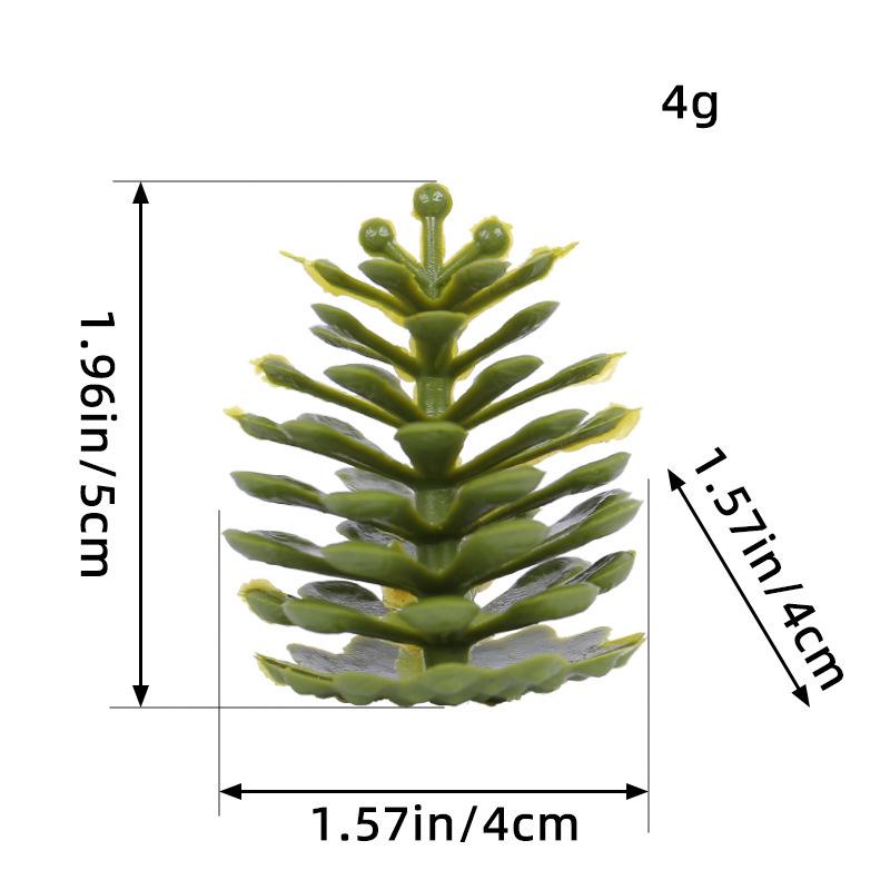 Conuri de Pin pentru Decorațiuni de Crăciun 1-18CM: Figurine creative și accesorii pentru fotografie