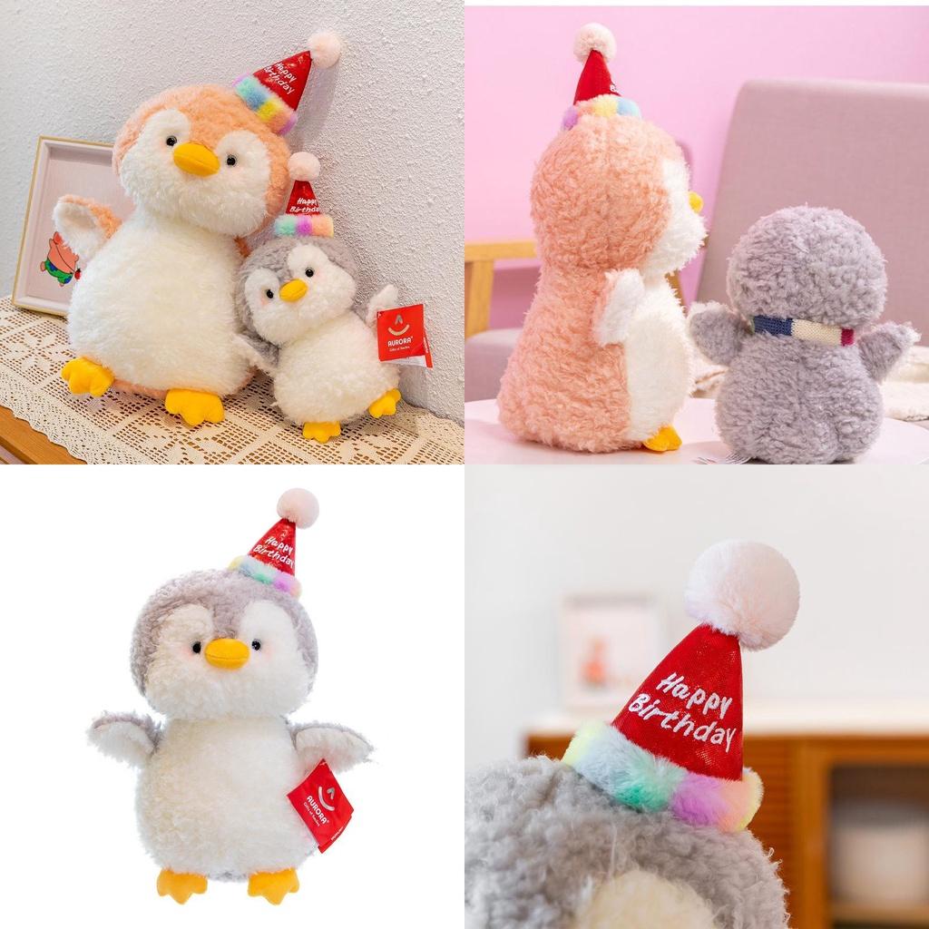 Cute Penguin Plush Toy With Hat Stuffed Animal Doll For Kids Party Penguin Companion Gift Characters)
