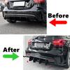 Car Rear Bumper Diffuser Lip Rear Side Splitters Spoiler Lip For Mercedes-Benz A-Class W176 A45 AMG 2013-2018 Body Kits Tuning