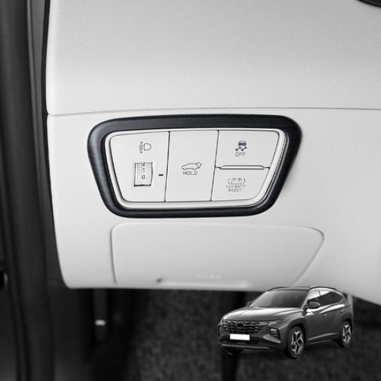 Headlight Adjustment Switch Button Cover Trim Interior For Hyundai Tucson 22-24